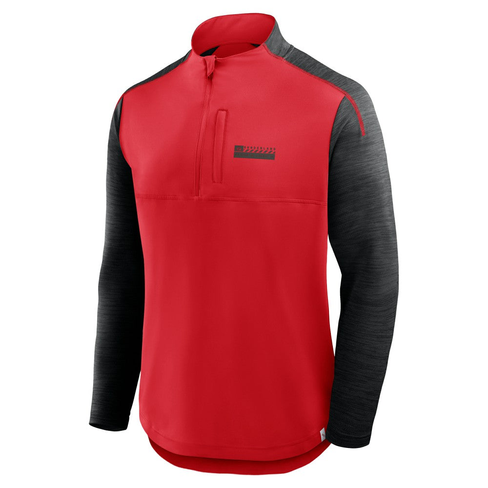 Sunderland Defender 1/4 Zip Top / Athletic Red / Mens on sale
