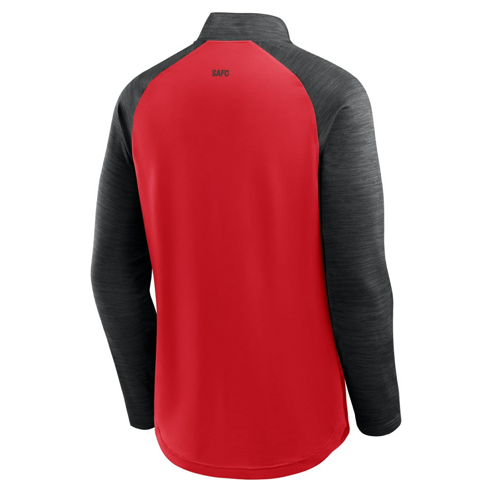 Sunderland Defender 1/4 Zip Top / Athletic Red / Mens on sale