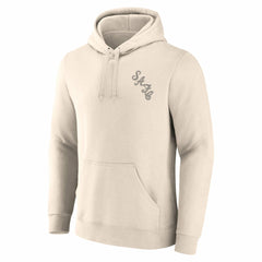 Sunderland Essentials Small Crest Vintage Logo Overhead Hoodie / Whitecap Gray / Mens shop