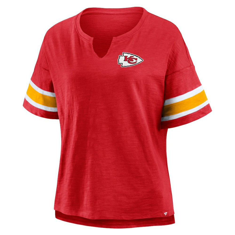 Kansas City Chiefs Women's Redzone Curl Route T-Shirt - Red online