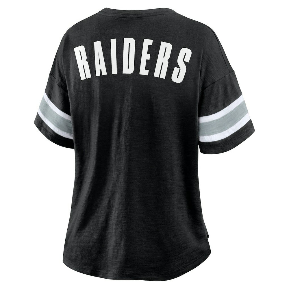 Las Vegas Raiders Women's Redzone Curl Route T-Shirt - Black cheap