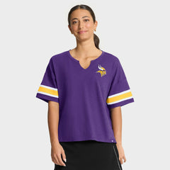 Minnesota Vikings Women's Redzone Curl Route T-Shirt - Purple discount