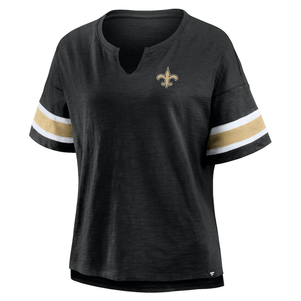 New Orleans Saints Women's Redzone Curl Route T-Shirt - Black sale