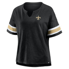 New Orleans Saints Women's Redzone Curl Route T-Shirt - Black sale