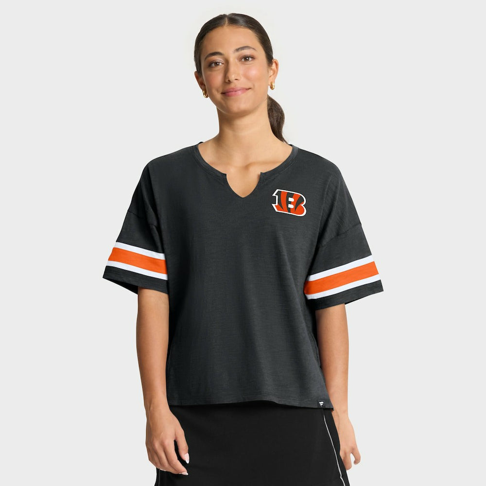 Cincinnati Bengals Women's Redzone Curl Route T-Shirt - Black cheap