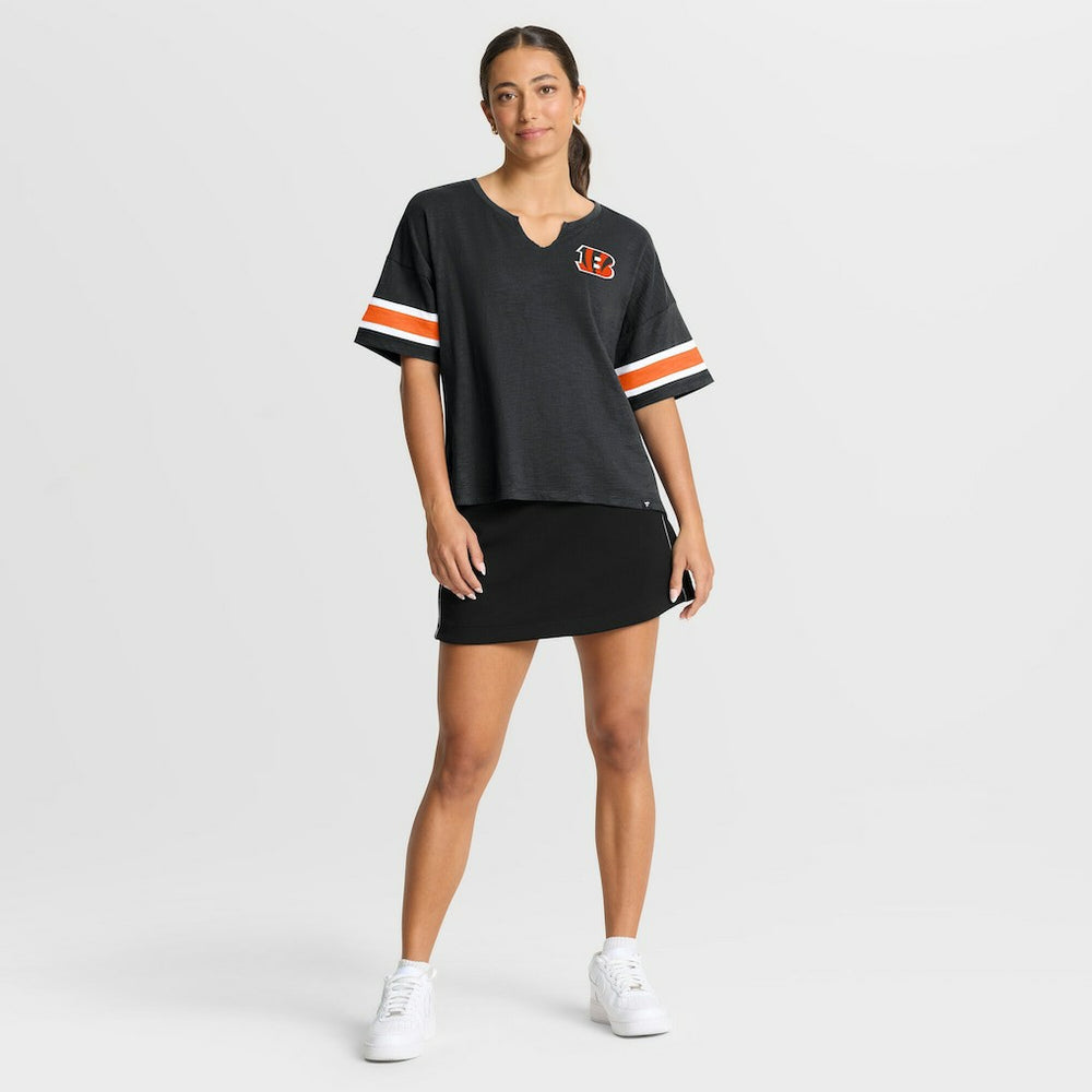 Cincinnati Bengals Women's Redzone Curl Route T-Shirt - Black cheap
