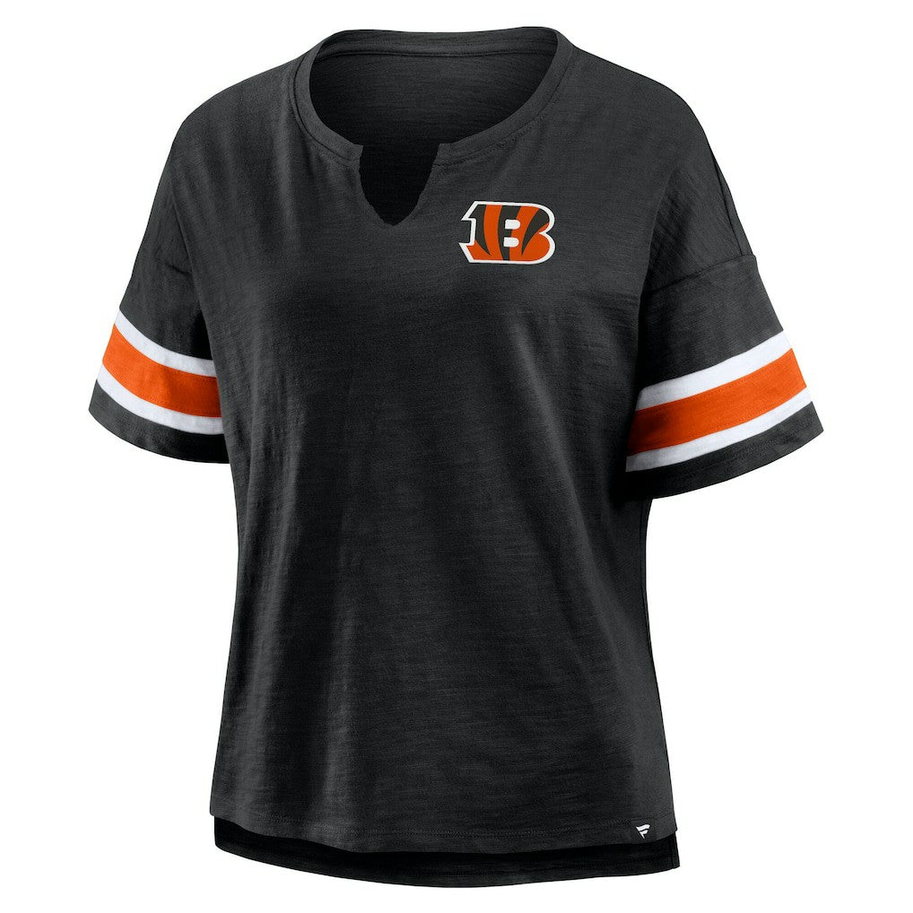 Cincinnati Bengals Women's Redzone Curl Route T-Shirt - Black cheap