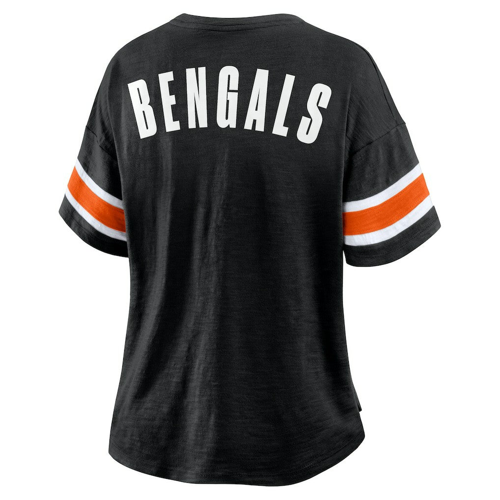Cincinnati Bengals Women's Redzone Curl Route T-Shirt - Black cheap
