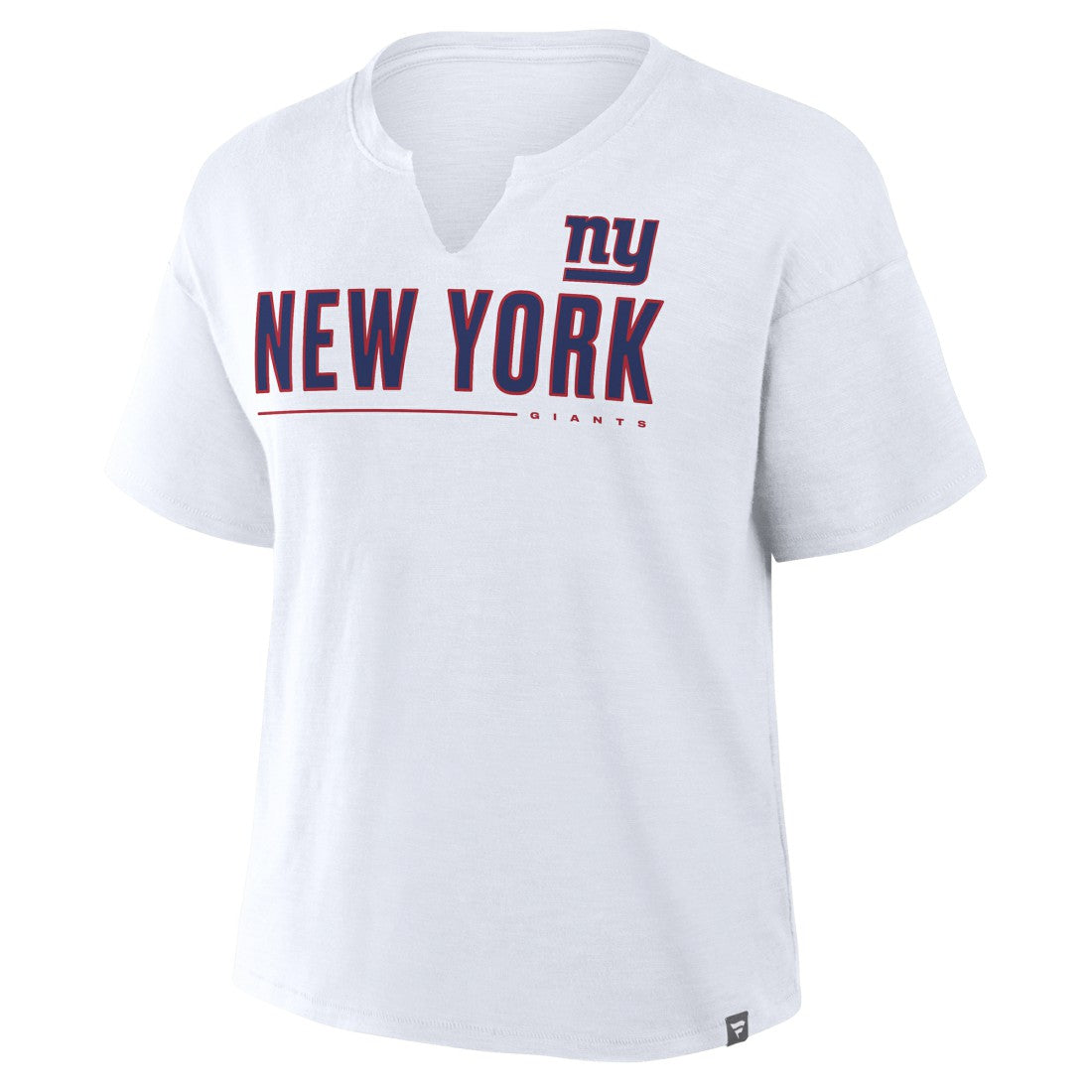 New York Giants Women's Redzone Slub Boxy T-Shirt - White sale