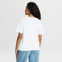 Tennessee Titans Women's Redzone Slub Boxy T-Shirt - White discount