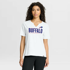 Buffalo Bills Women's Redzone Slub Boxy T-Shirt - White online
