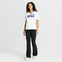 Buffalo Bills Women's Redzone Slub Boxy T-Shirt - White online