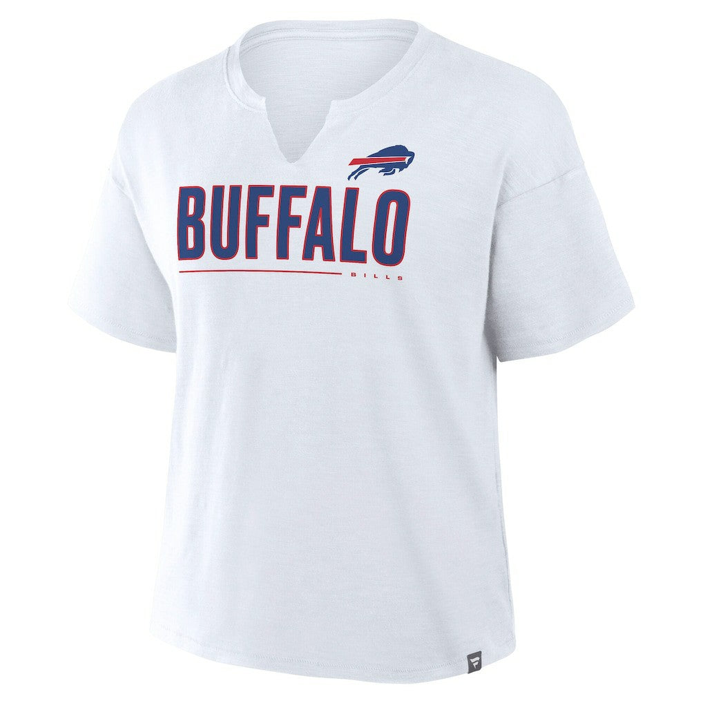 Buffalo Bills Women's Redzone Slub Boxy T-Shirt - White online