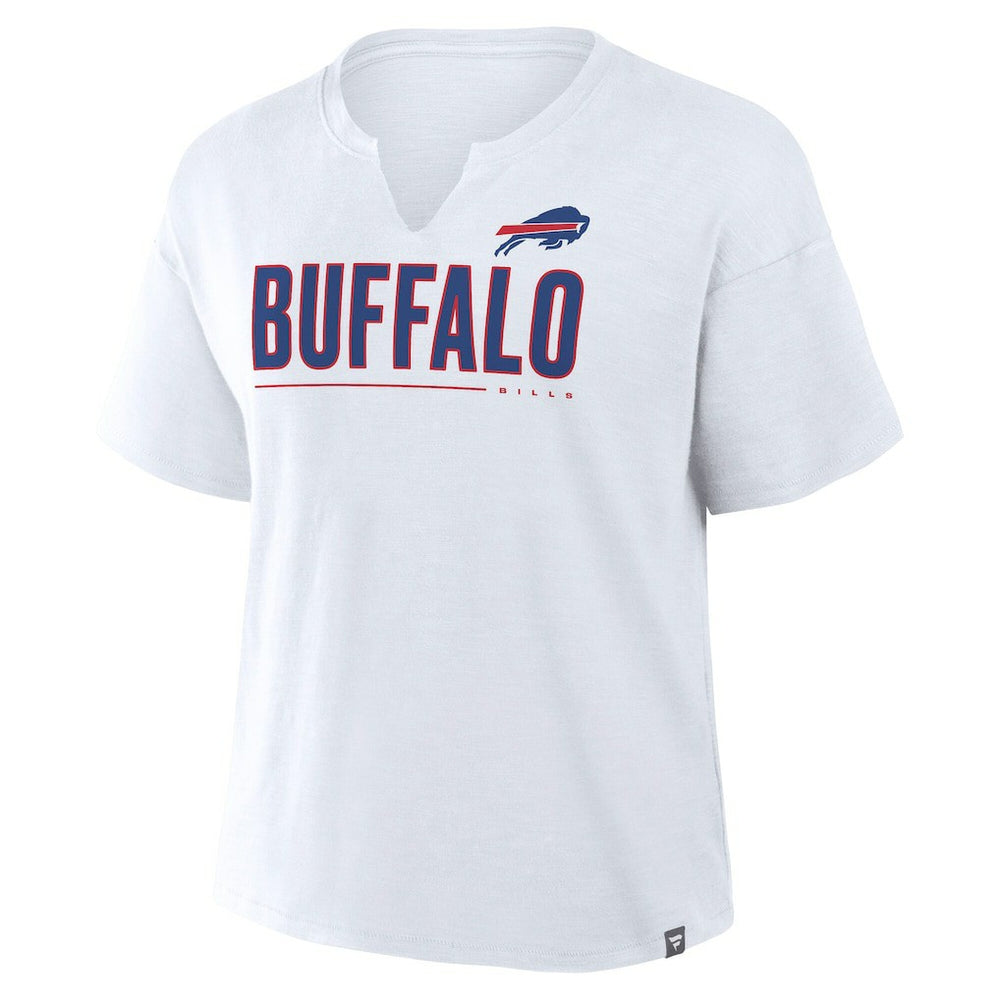 Buffalo Bills Women's Redzone Slub Boxy T-Shirt - White online