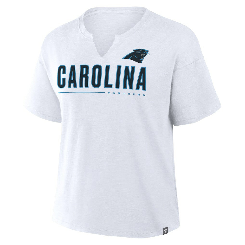 Carolina Panthers Women's Redzone Slub Boxy T-Shirt - White online