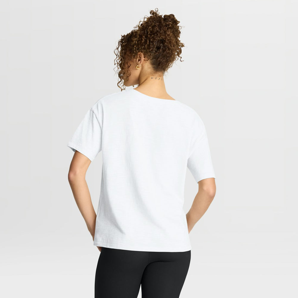 Green Bay Packers Women's Redzone Slub Boxy T-Shirt - White online