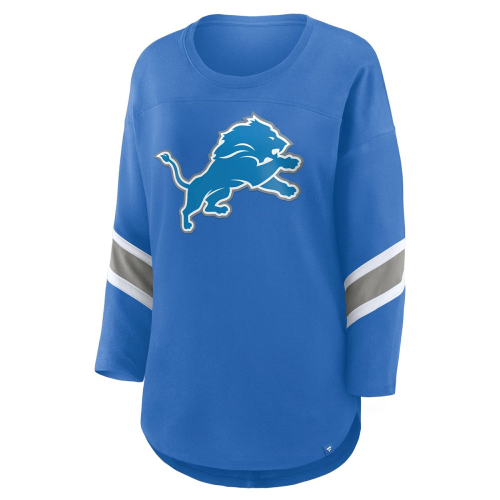 Detroit Lions Women's Redzone 3/4-Sleeve T-Shirt - Blue for sale