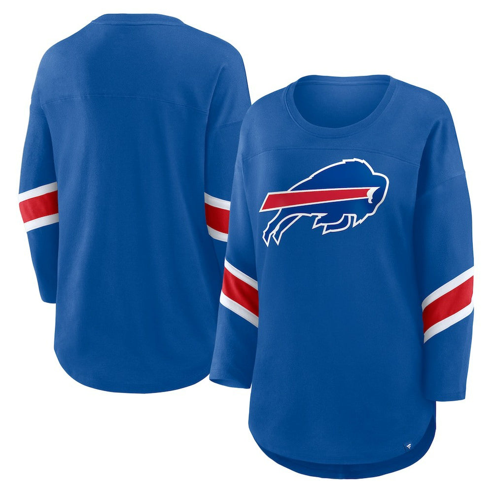 Buffalo Bills Women's Redzone 3/4-Sleeve T-Shirt - Royal sale