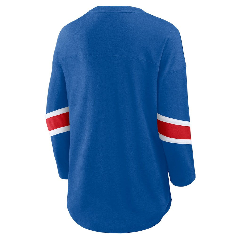 Buffalo Bills Women's Redzone 3/4-Sleeve T-Shirt - Royal sale