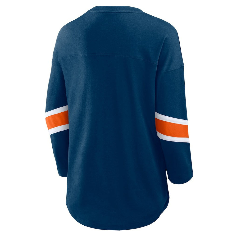 Chicago Bears Women's Redzone 3/4-Sleeve T-Shirt - Navy discount