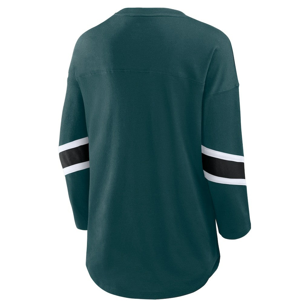 Philadelphia Eagles Women's Redzone 3/4-Sleeve T-Shirt - Green outlet