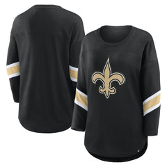 New Orleans Saints Women's Redzone 3/4-Sleeve T-Shirt - Black sale