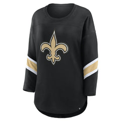 New Orleans Saints Women's Redzone 3/4-Sleeve T-Shirt - Black sale