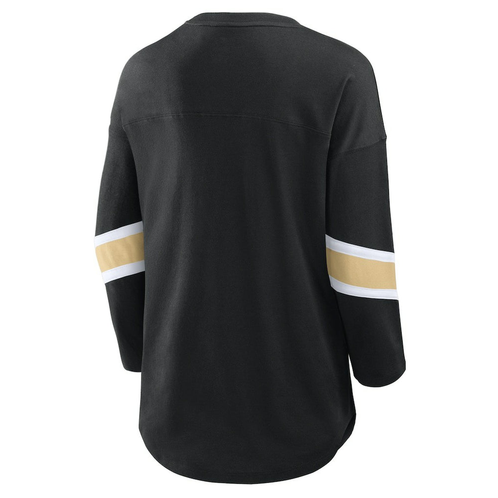 New Orleans Saints Women's Redzone 3/4-Sleeve T-Shirt - Black sale