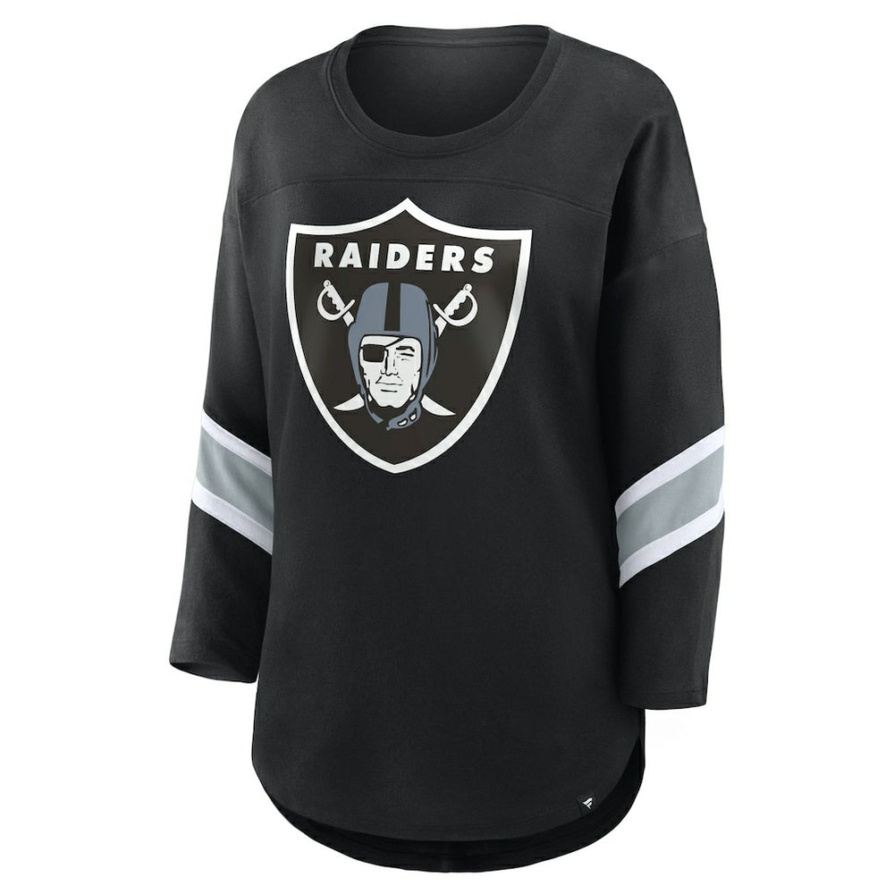 Las Vegas Raiders Women's Redzone 3/4-Sleeve T-Shirt - Black sale