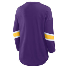 Minnesota Vikings Women's Redzone 3/4-Sleeve T-Shirt - Purple cheap