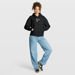 Atlanta Falcons Women's Eligible Receiver Legacy Pullover Hoodie - Black cheap