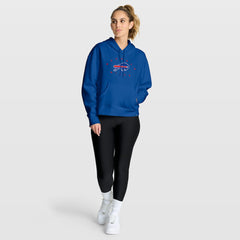 Buffalo Bills Women's Eligible Receiver Legacy Pullover Hoodie - Royal on sale