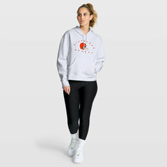 Cleveland Browns Women's Eligible Receiver Legacy Pullover Hoodie - White for sale