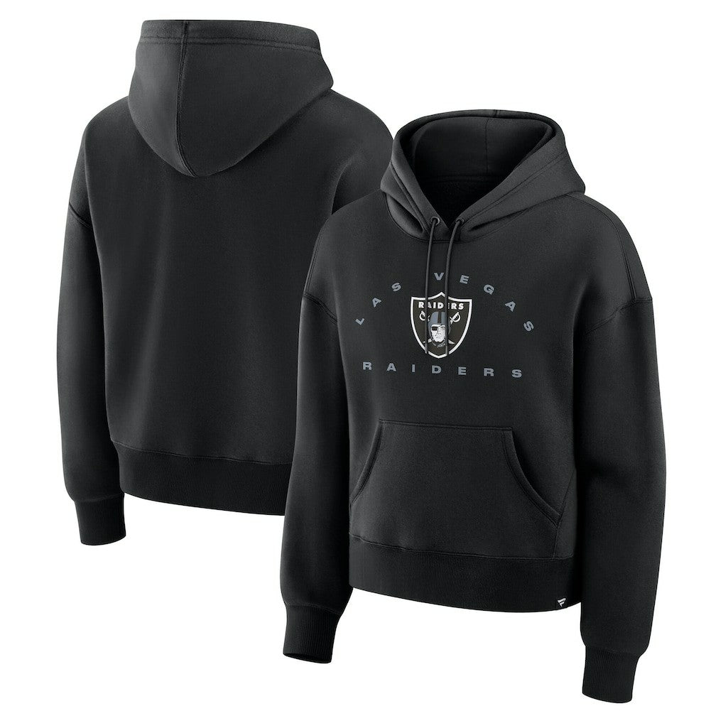 Las Vegas Raiders Women's Eligible Receiver Legacy Pullover Hoodie - Black on sale