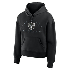 Las Vegas Raiders Women's Eligible Receiver Legacy Pullover Hoodie - Black on sale