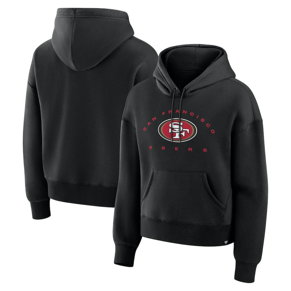 San Francisco 49ers Women's Eligible Receiver Legacy Pullover Hoodie - Black discount