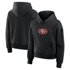 San Francisco 49ers Women's Eligible Receiver Legacy Pullover Hoodie - Black discount
