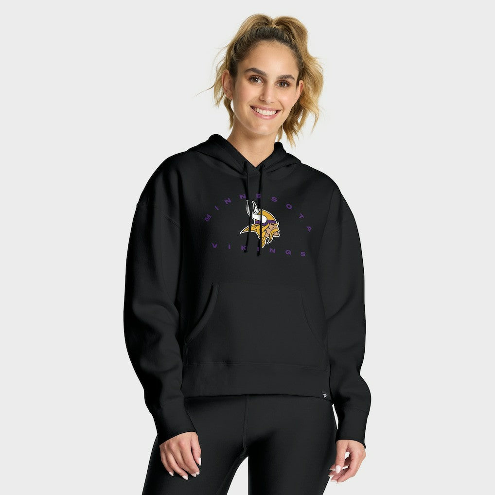 Minnesota Vikings Women's Eligible Receiver Legacy Pullover Hoodie - Black sale