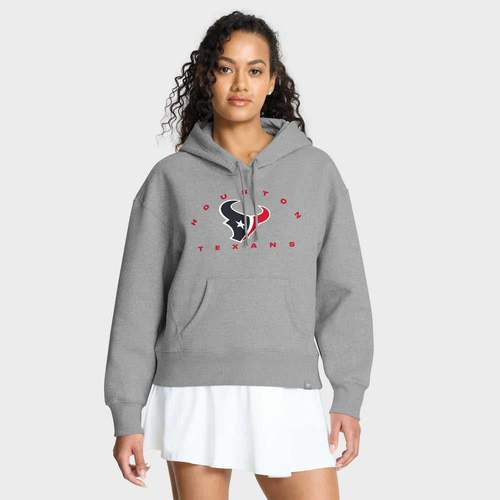 Houston Texans Women's Eligible Receiver Legacy Pullover Hoodie - Heather Gray cheap