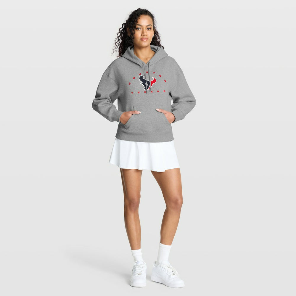 Houston Texans Women's Eligible Receiver Legacy Pullover Hoodie - Heather Gray cheap
