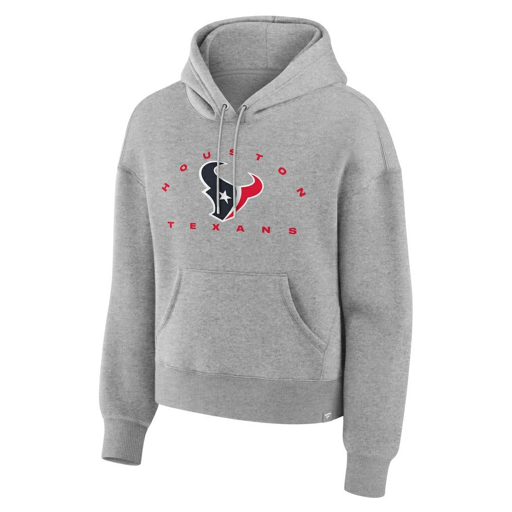 Houston Texans Women's Eligible Receiver Legacy Pullover Hoodie - Heather Gray cheap