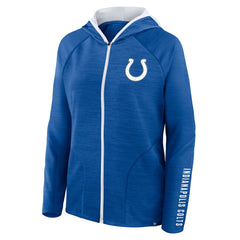 Indianapolis Colts Women's Redzone End Around Pass Raglan Full-Zip Hoodie - Royal for sale