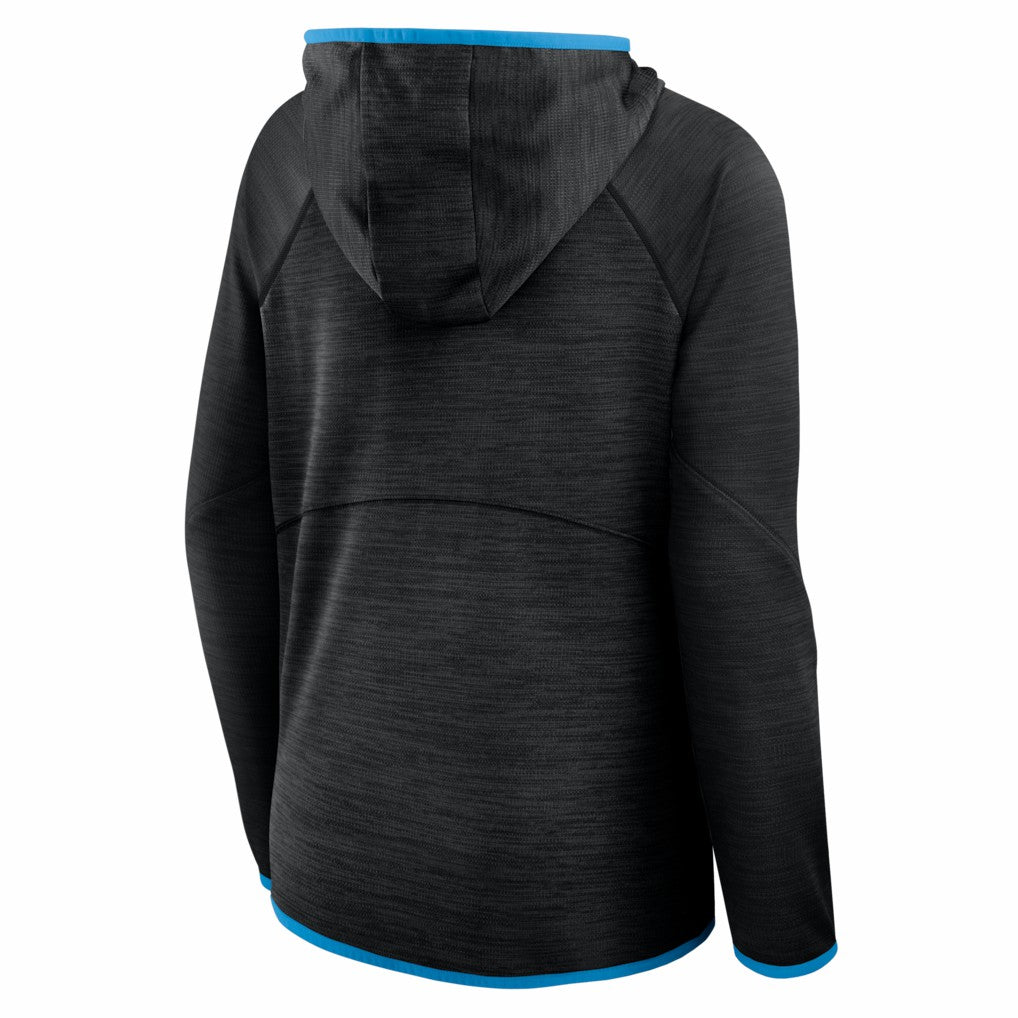 Carolina Panthers Women's Redzone End Around Pass Raglan Full-Zip Hoodie - Black online