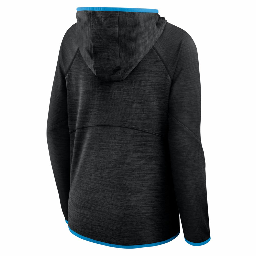 Carolina Panthers Women's Redzone End Around Pass Raglan Full-Zip Hoodie - Black online