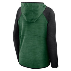 New York Jets Women's Redzone End Around Pass Raglan Full-Zip Hoodie - Green/Black for sale