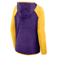 Minnesota Vikings Women's Redzone End Around Pass Raglan Full-Zip Hoodie - Purple/Gold cheap