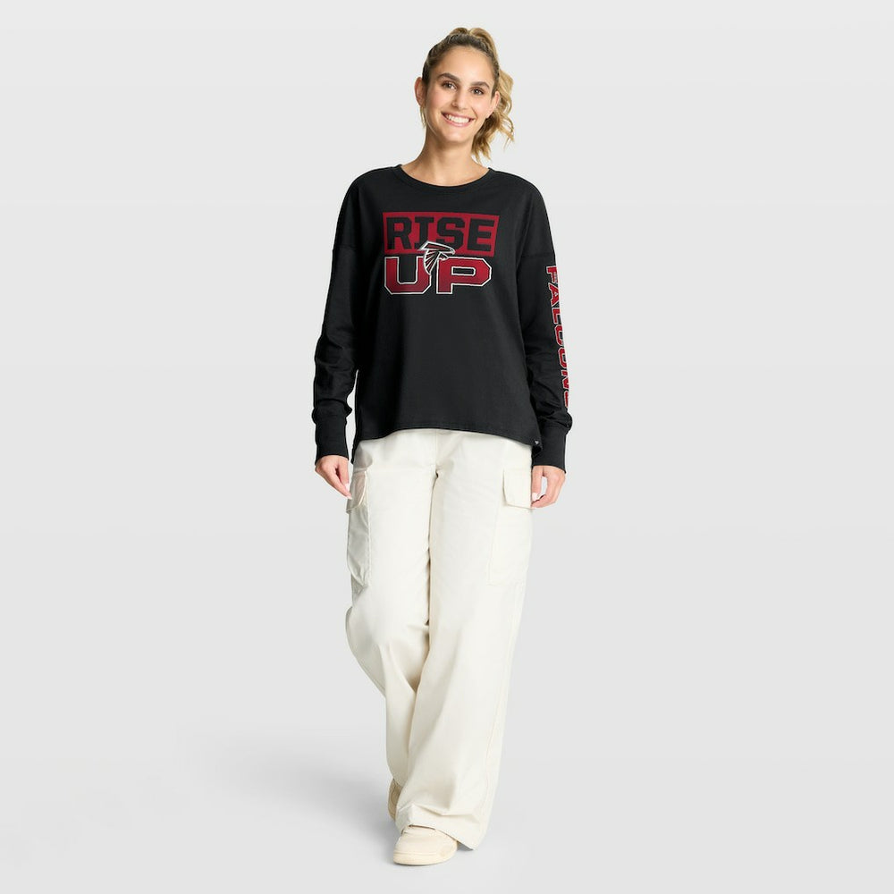 Atlanta Falcons Women's Hometown Legacy Long Sleeve T-Shirt - Black outlet