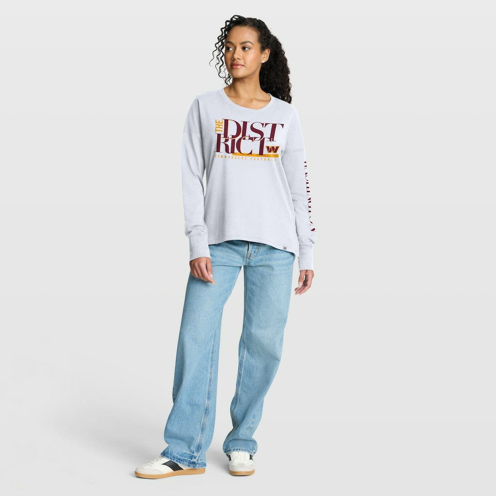 Washington Commanders Women's Hometown Legacy Long Sleeve T-Shirt - White discount