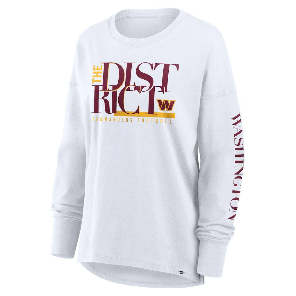 Washington Commanders Women's Hometown Legacy Long Sleeve T-Shirt - White discount
