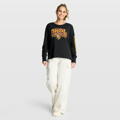 Minnesota Vikings Women's Hometown Legacy Long Sleeve T-Shirt - Black discount